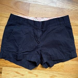 J. Crew women’s navy blue chino shorts size 2